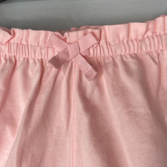 GAP NWT 12-18m Girls Pink Bubble Shorts Bloomers Elastic Waist/Leg Logo - Picture 3 of 6